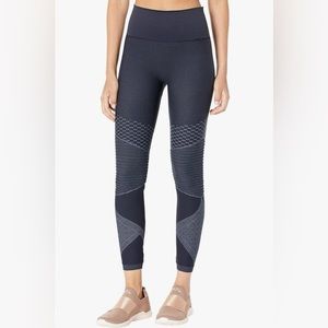 NWOT Navy Indigo SPANX Seamless Textured Leggings for Women Tummy Control XL